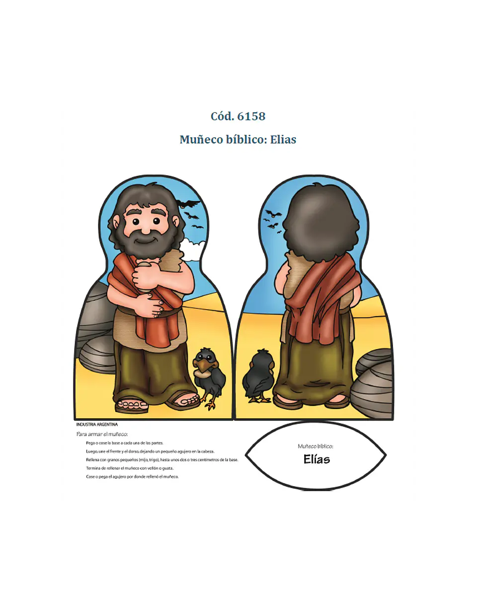 Muñeco biblico: Elias 1