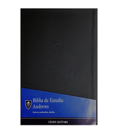 Biblia de Estudio Andrews - Cuero legitimo