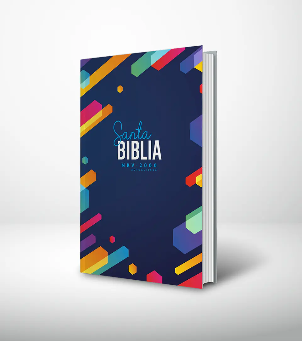 Biblia NRV 2000 ACT - Jóvenes 1 - Azul Hexagonal 1