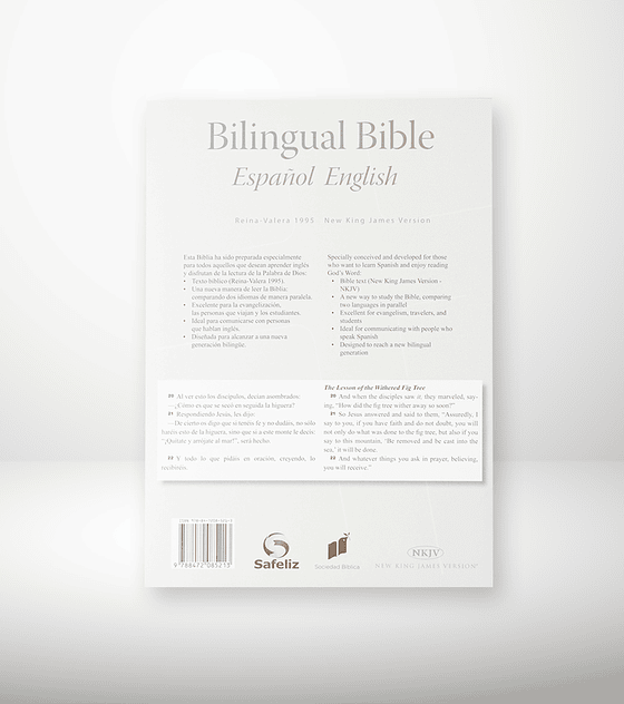 Biblia bilingüe café RV 95- New King James