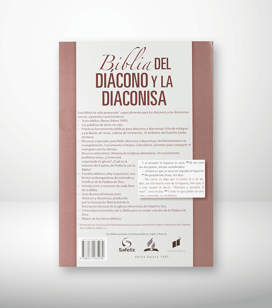 Biblia del diácono y diaconisa. Marrón