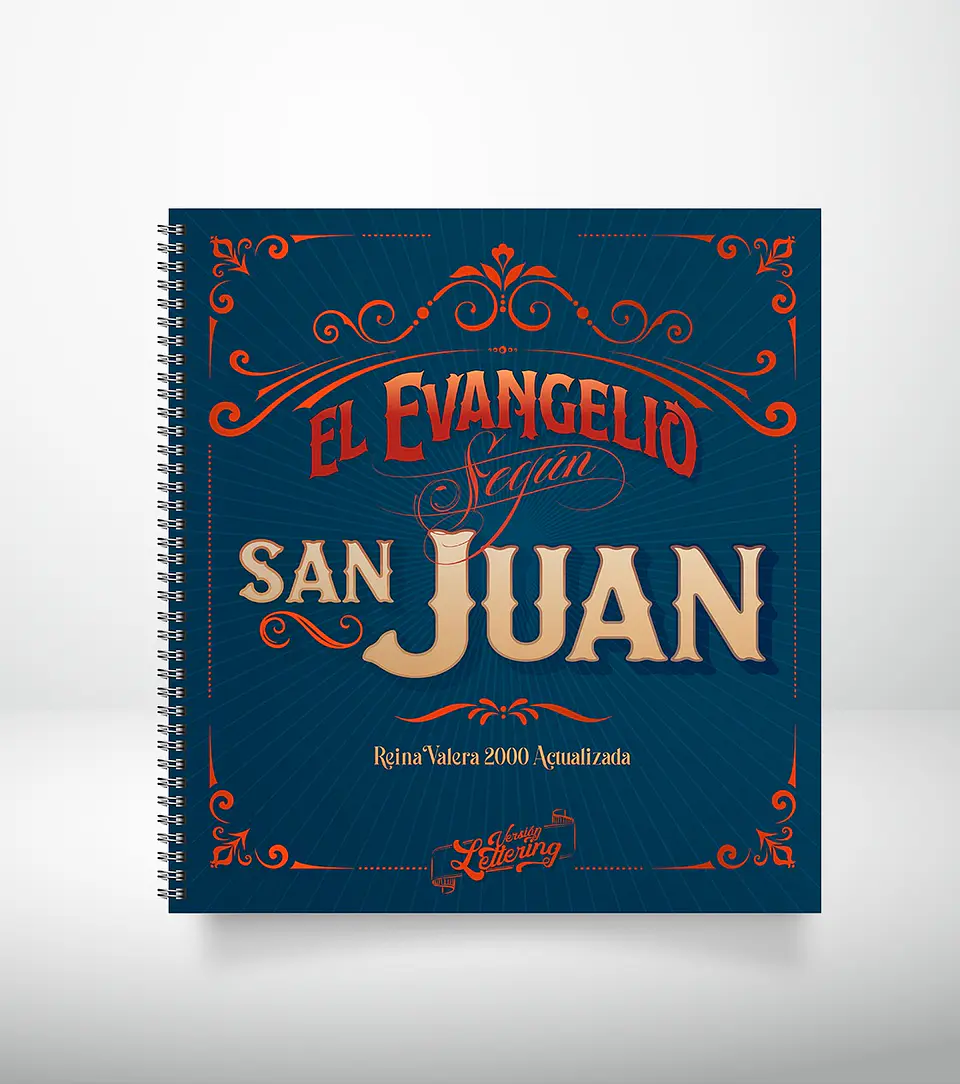 El evangelio según San Juan- Lettering anillado 1