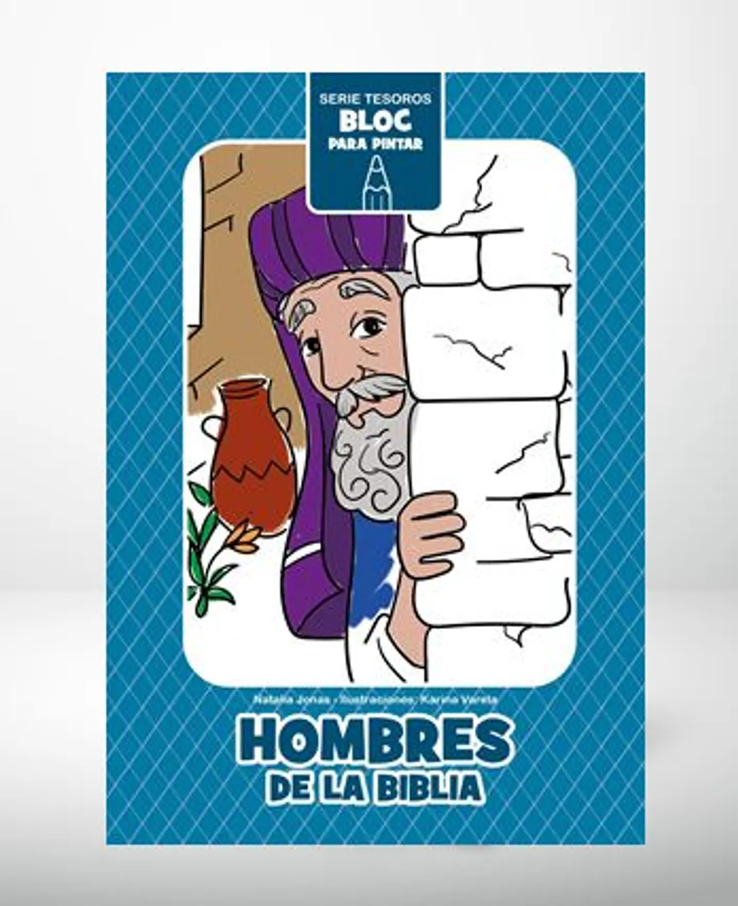 Serie tesoros – bloc para pintar: Hombres de la biblia   1