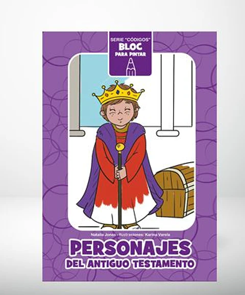 Serie códigos – bloc para pintar: personajes AT   