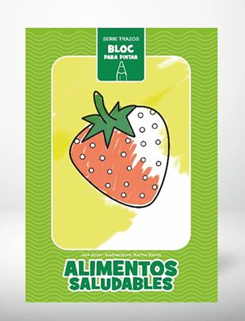 Block para pintar: Alimentos saludables