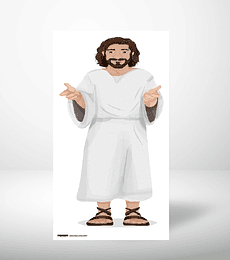 Lámina papel: Jesús grande 