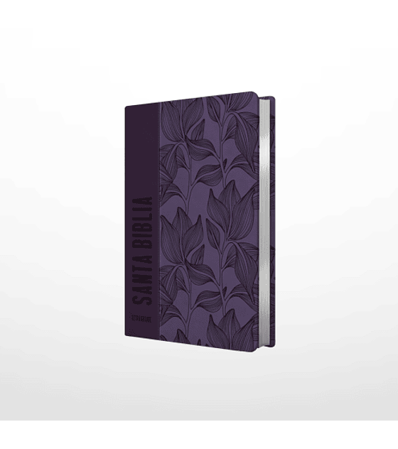  Biblia NRV 2000 ACT LG – Lila/violeta (hojas) – Símil piel