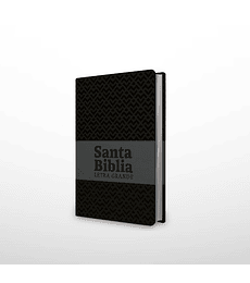 Biblia NRV 2000 ACT LG – Negro/gris – Símil piel