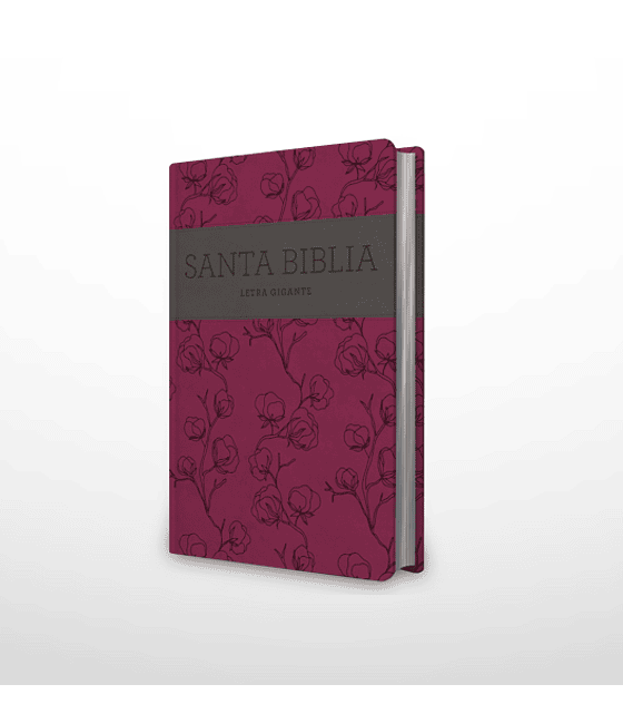 Biblia NRV 2000 ACT LGig – Rosa/gris (flores)
