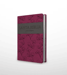 Biblia NRV 2000 ACT LGig – Rosa/gris (flores)