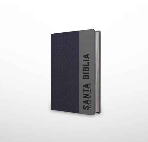 Biblia NRV 2000 ACT LGig – Azul/gris (hexágonos)