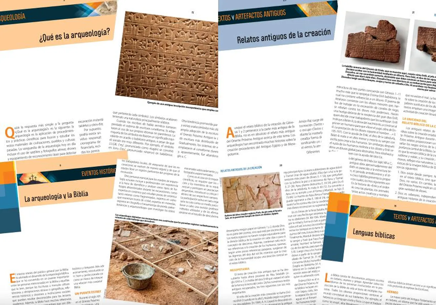 Biblia  Arqueológica Piel azul /  SAFELIZ 4