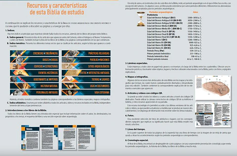 Biblia Arqueológica Piel cafe / Safeliz 