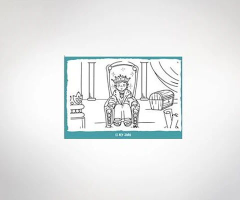 Cuadro para pintar: El rey Joás