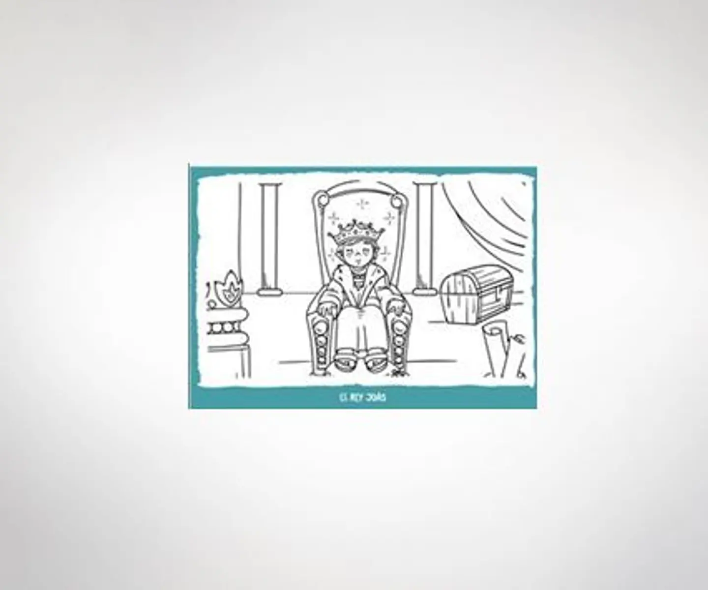 Cuadro para pintar: El rey Joás 1