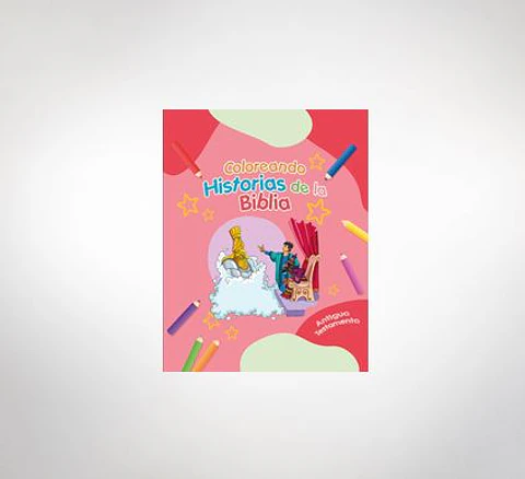 Coloreando historias de la Biblia AT - rosa