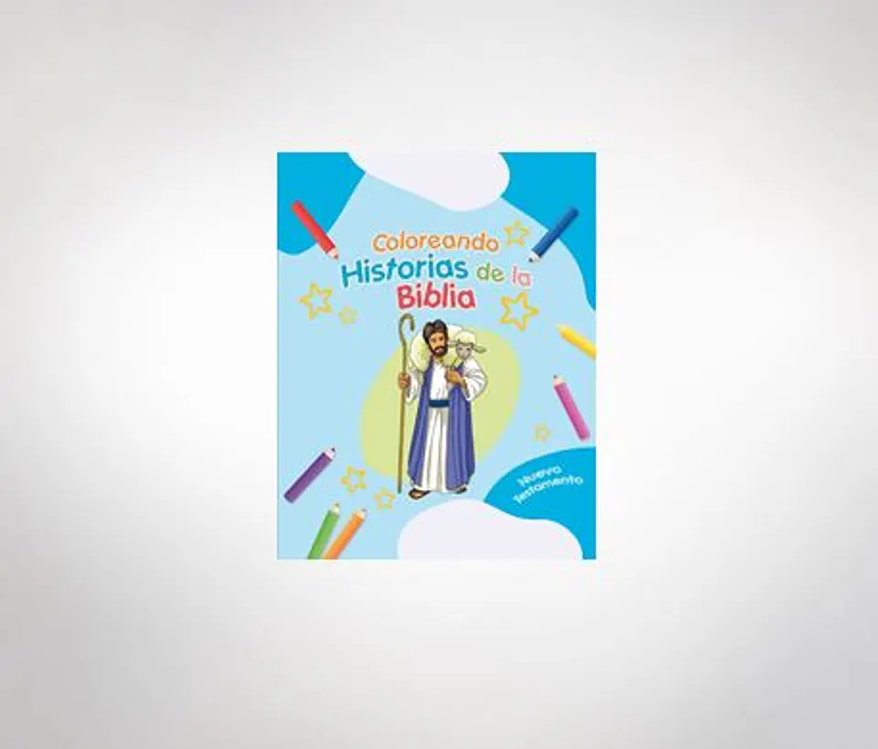Coloreando historias de la Biblia NT - celeste  1