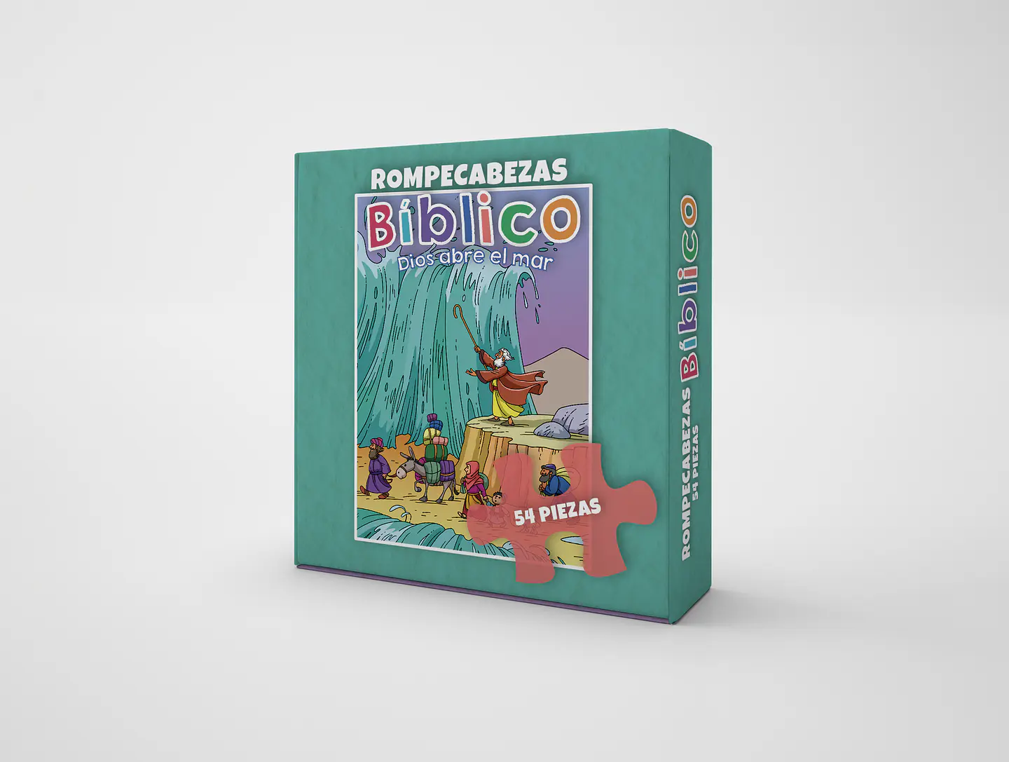 Rompecabezas Biblico - Dios abre el mar 1