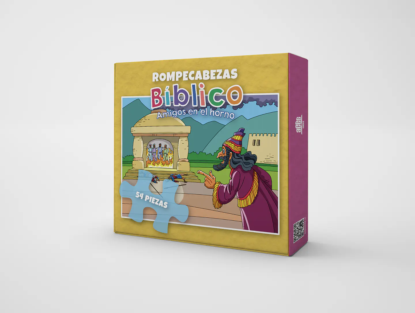  Rompecabezas Bíblico - Amigos en el  horno  1
