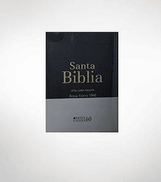 Biblia RVR 1960  letra grande - tamaño manual negro