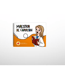 Serie corazón: Maestra  (para pintar) 2ed.