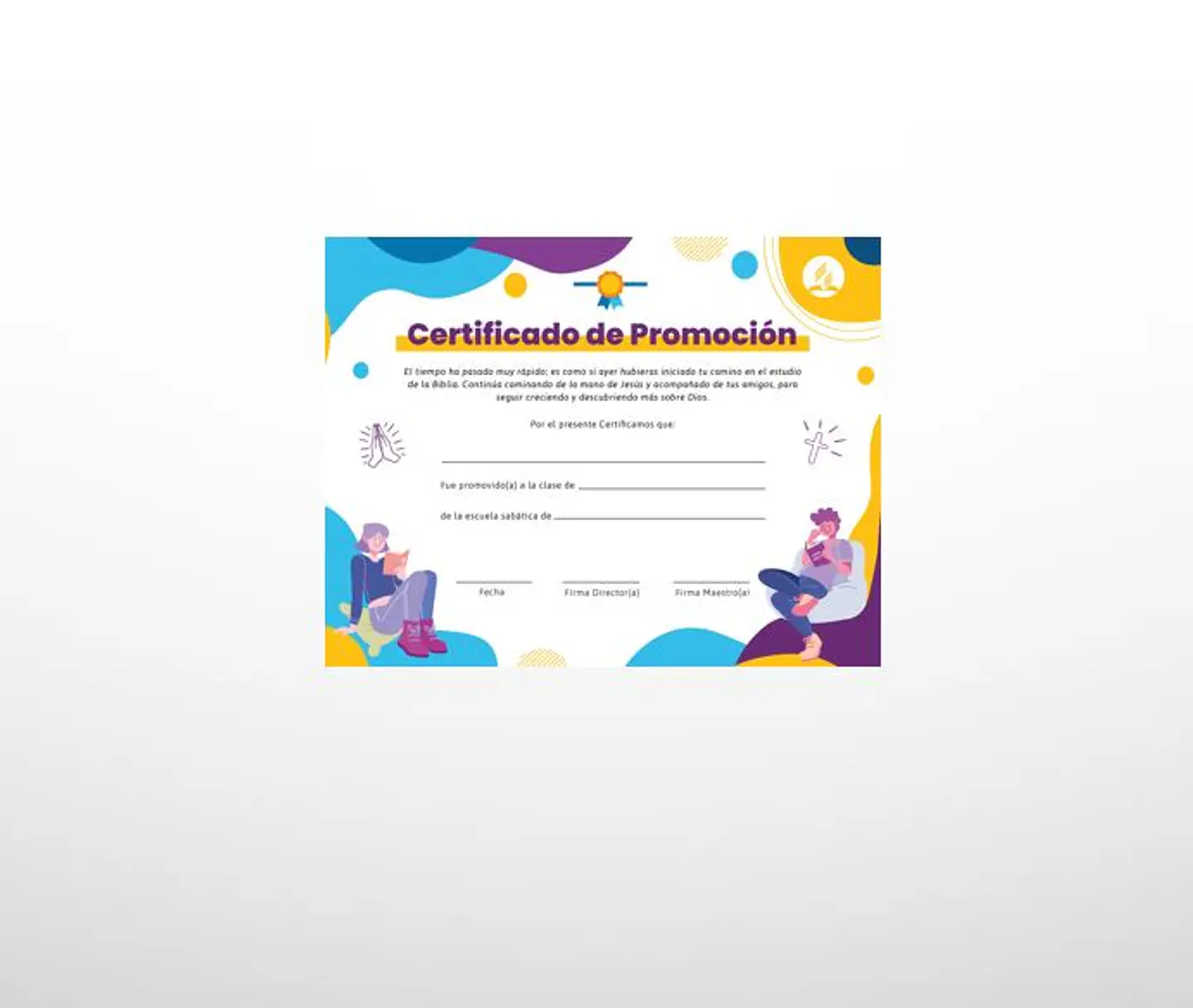 Certificado de Promoción - Juvenil 1