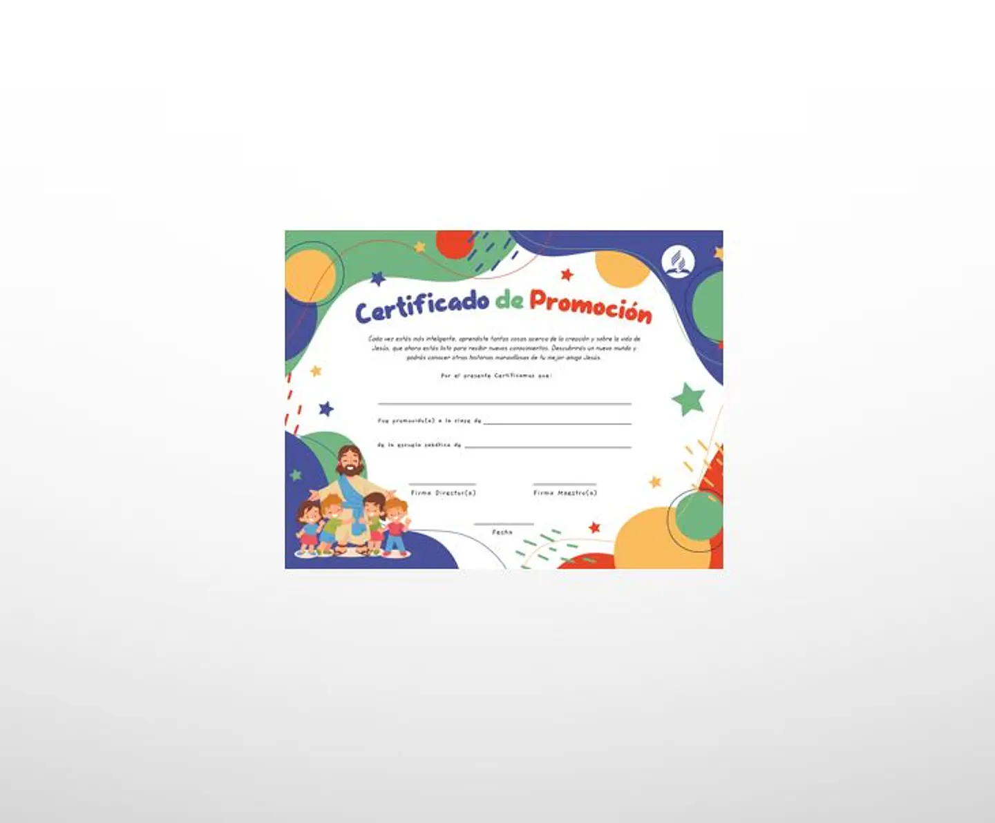 Certificado de Promoción - niños 1
