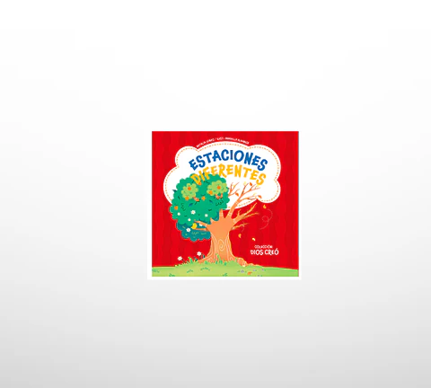 Libro plástico: Dios creó   Estaciones diferentes