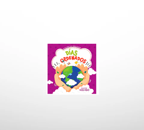 Libro plástico: Dios creó  Días ordenados