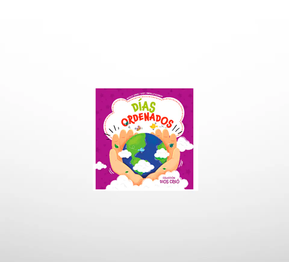 Libro plástico: Dios creó  Días ordenados 1