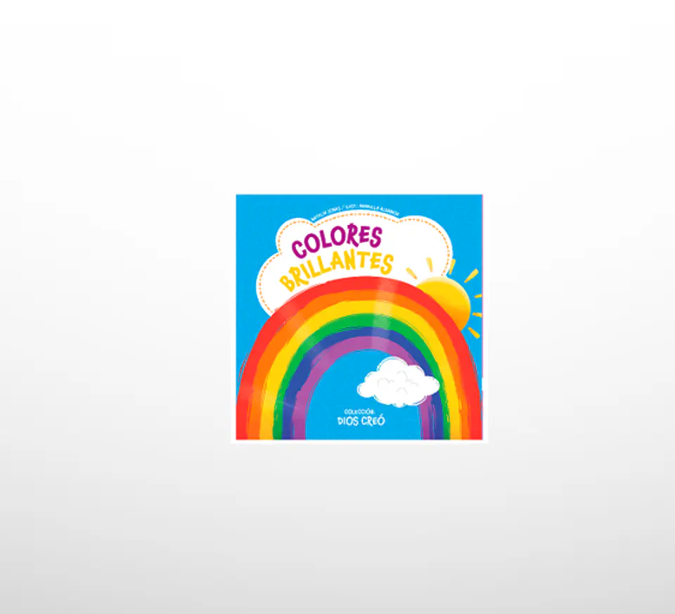 Libro plástico: Dios creó   Colores brillantes 1