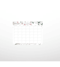 Planner mensual atemporal - Acuarela