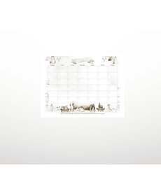 Planner mensual atemporal - Vintage