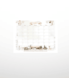 Planner mensual atemporal - Vintage