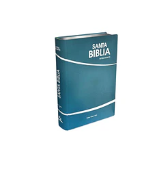 Biblia letra gigante celeste - Safeliz