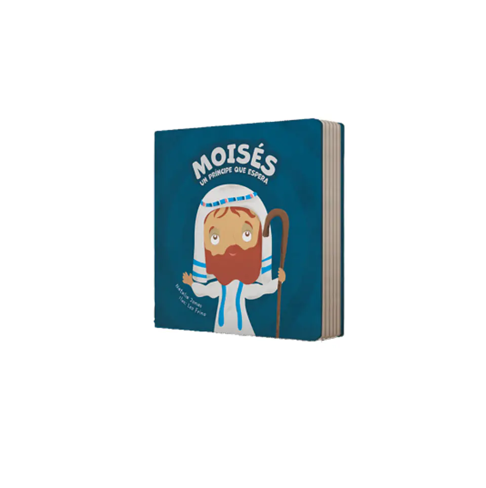 Libro cartón: Serie personajes - Moisés 1