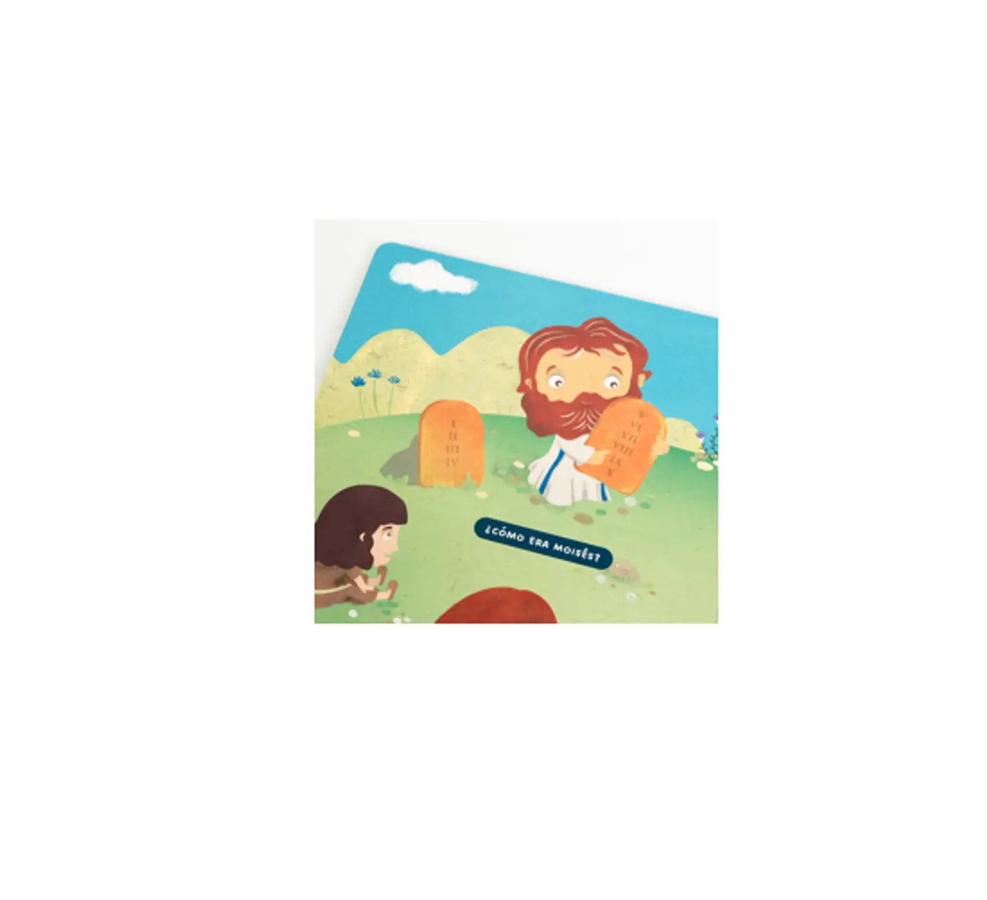 Libro cartón: Serie personajes - Moisés 2