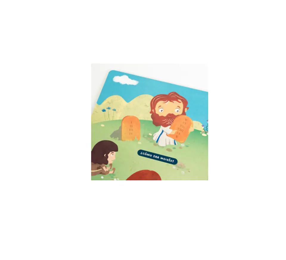 Libro cartón: Serie personajes - Moisés 2