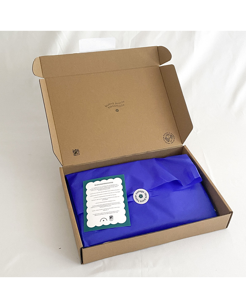 Quiero un jardín lleno de flores - Kit + libro para collage