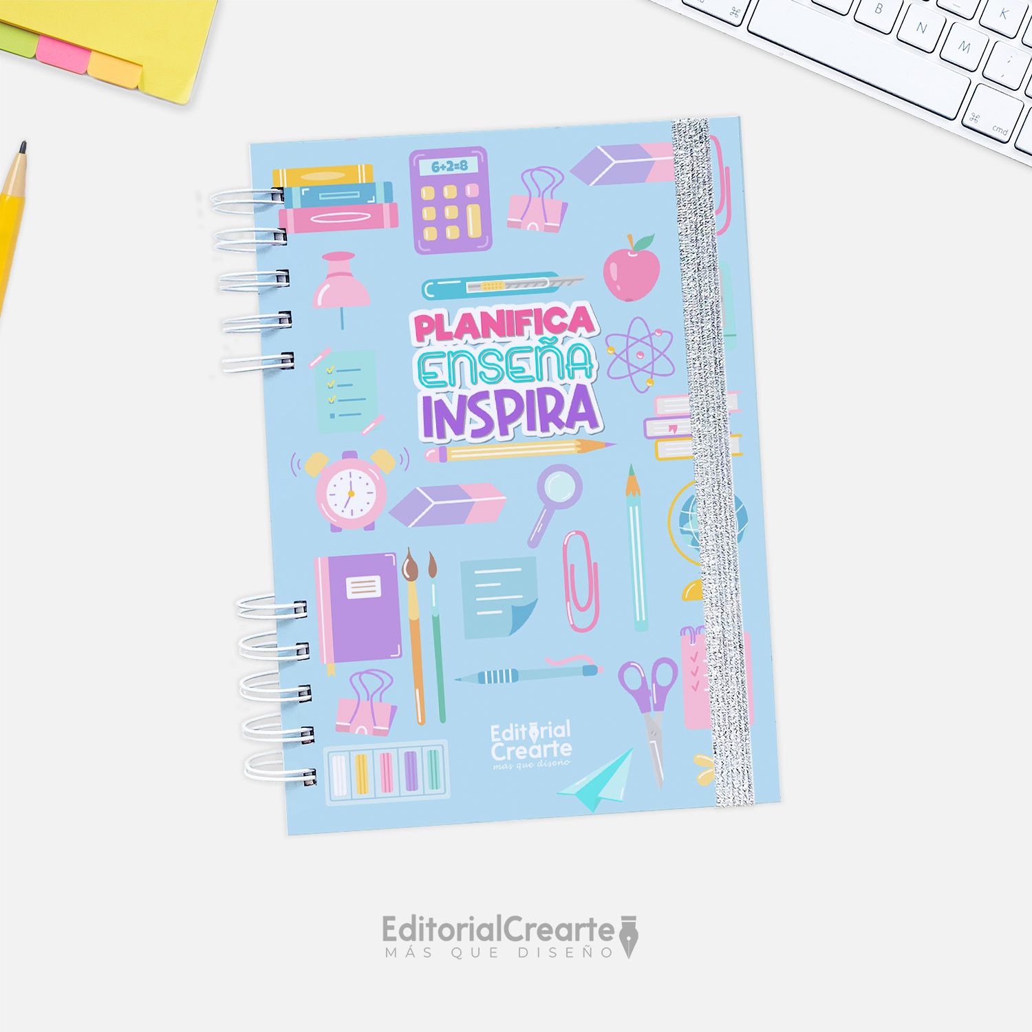 "Planifica enseña inspira " planner docente anual