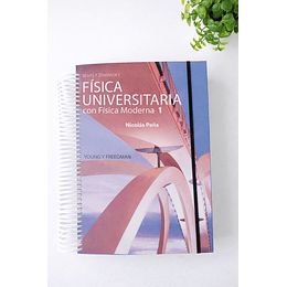 impresión "FÍSICA UNIVERSITARIA 14ED" Volumen I.  Física Moderna