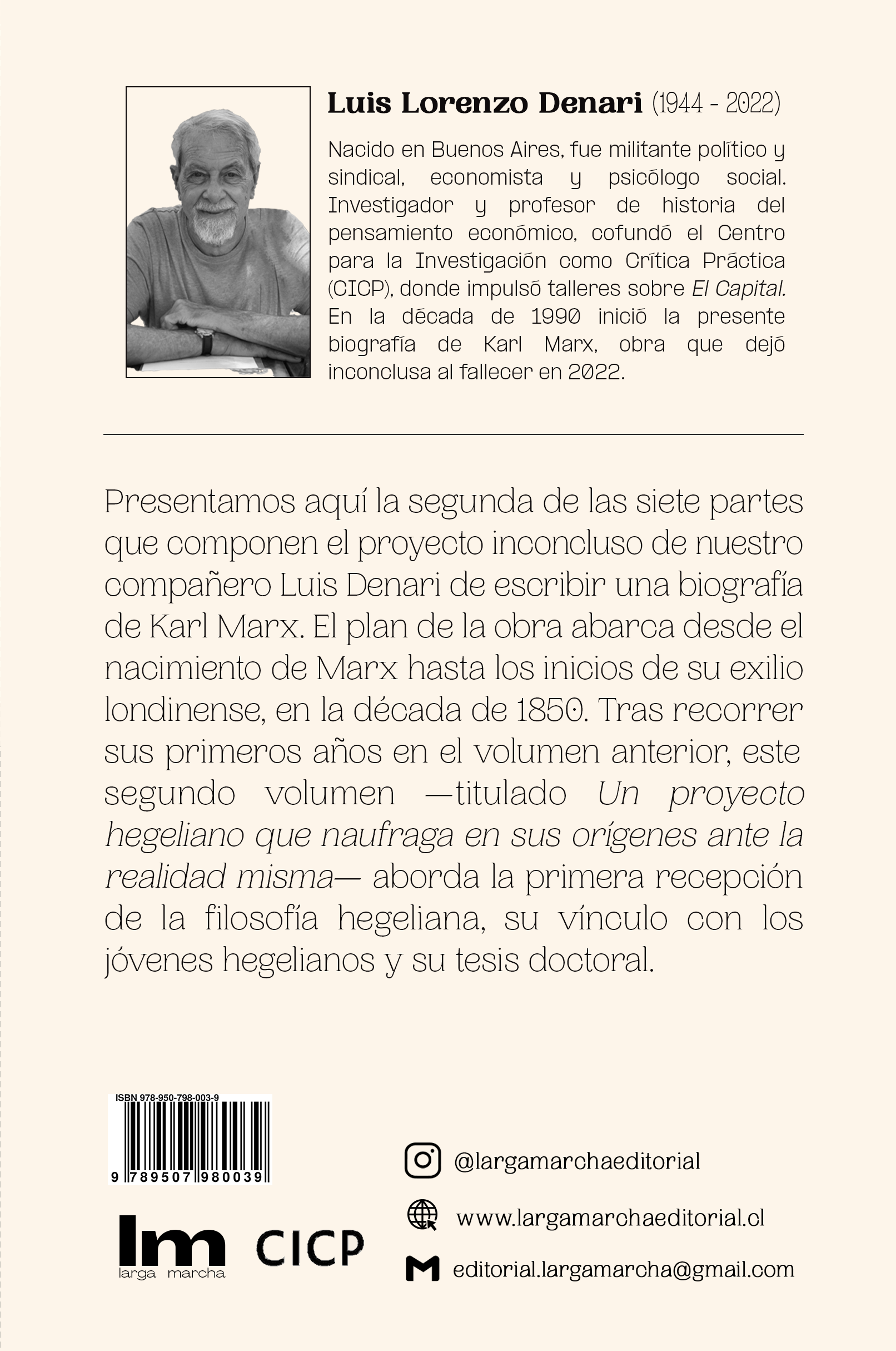 Biografía de Karl Marx, Volumen II 2