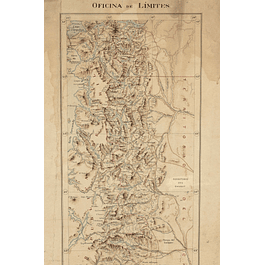 Mapa Oficina de Límites de Chile, ca. 1905