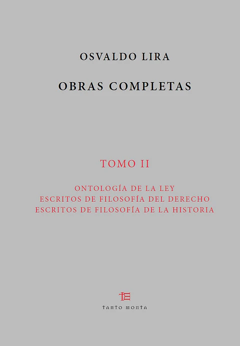 Osvaldo Lira. Tomo II [Tapa blanda]
