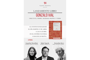 Lanzamiento del libro ”Chile en el tiempo: sociedad, política y crisis” de Gonzalo Vial