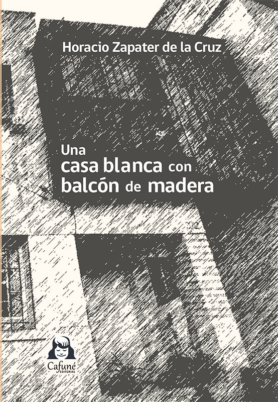 UNA CASA BLANCA CON BALCÒN DE MADERA
