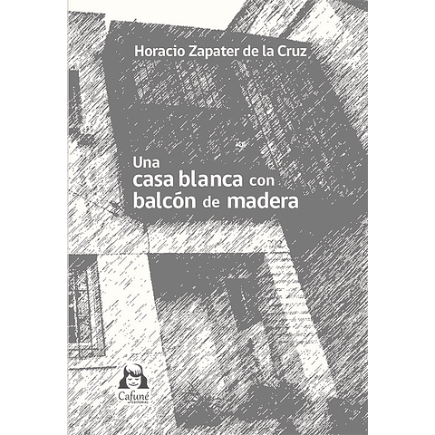 UNA CASA BLANCA CON BALCÒN DE MADERA