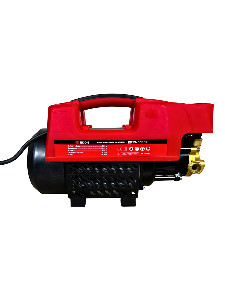 Hidrolavadora Eléctrica de Alta Presión EDON ED13-5080R + Kit de Lavado 3