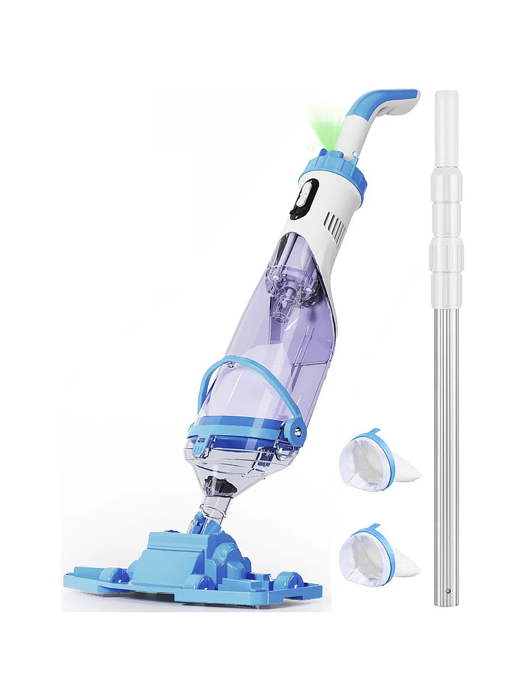 Limpiador de Piscina Inalámbrico EDON + Poste Telescópico (Para Piscinas y Spas) 1