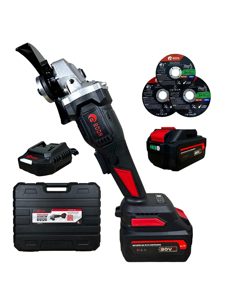 Esmeril Angular Inalámbrico EDON 4 1/2